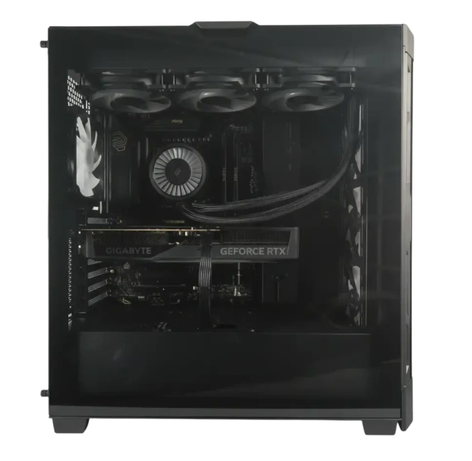 Игровой компьютер 989737 (Ryzen 9 7950X3D 4,2 ГГц/AMD B850/32 ГБ DDR5 6 ГГц/1024 ГБ SSD/RTX 4070 SUPER 12 ГБ/Wi-Fi/1000W/Cougar AIRFACE PRO RGB Black) - купить по выгодной цене!